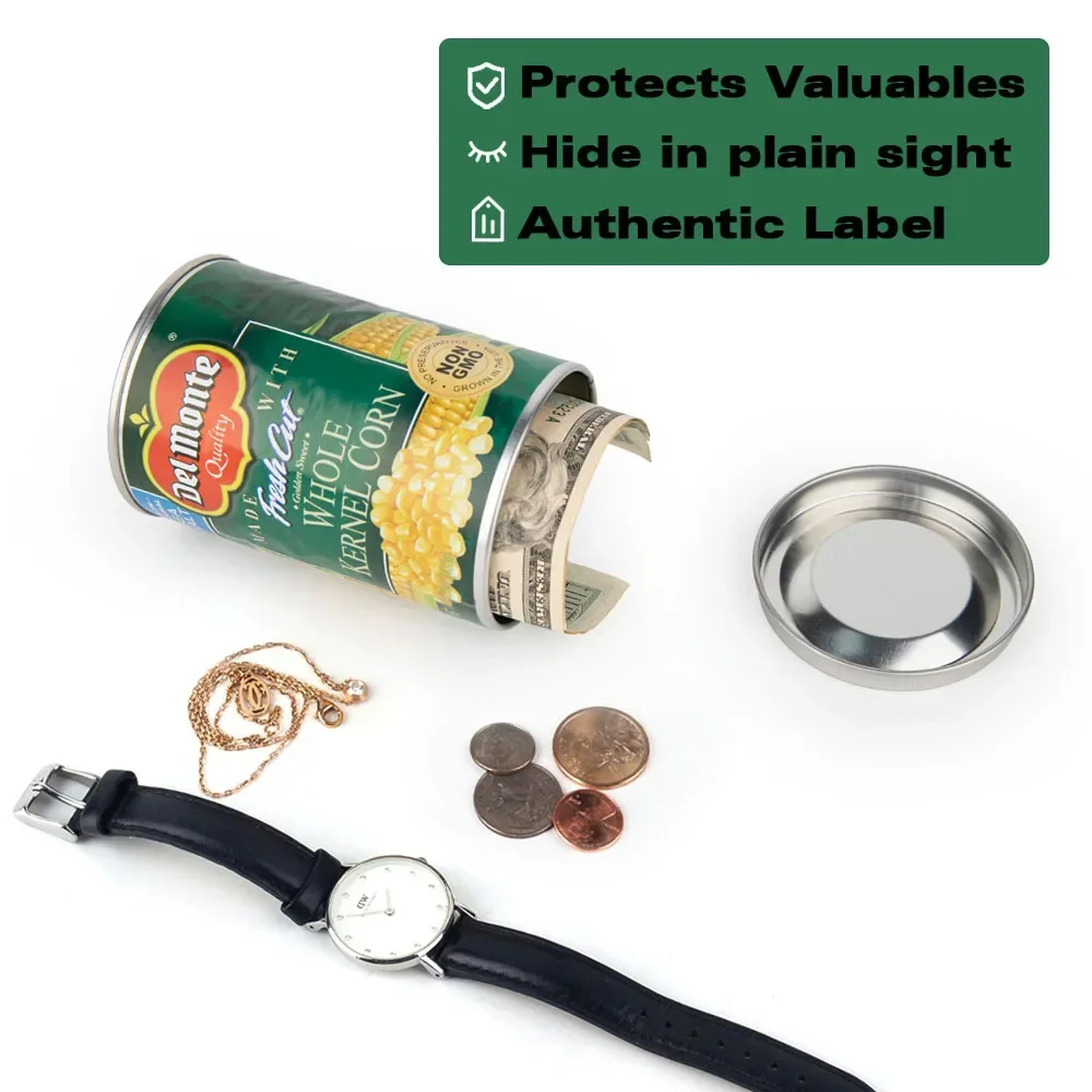 Diversion Safe Hidden Container - Food Can Secret Stash Box for Cash/Jewelry, Kitchen Cupboard Storage Safe, Wholesale Bulk