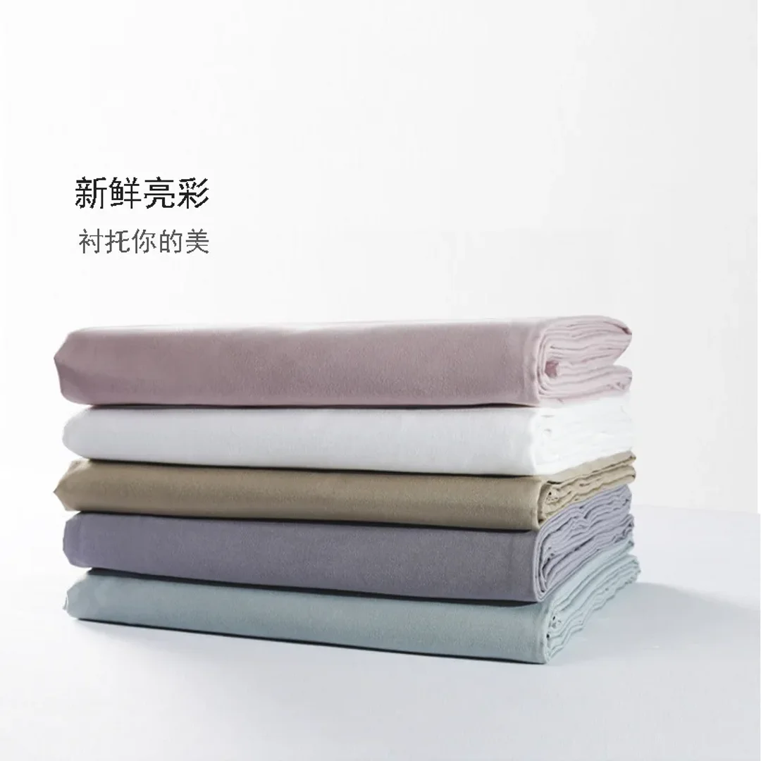1Pcs Plain Beauty Salon Bed Sheets SPA Massage Anti-shrink Soft Touching Skin-friendly Cotton Bedding Table Cover With/no Hole