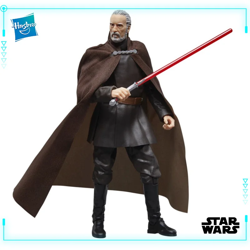 

Hasbro Original Genuine Star Wars：Episode III Revenge of The Sith Count Dooku The Black Series 15cm Model Toys Action Figures