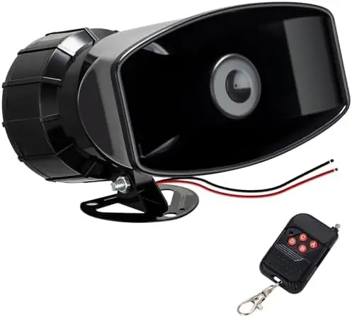 

Комплект автомобильной сигнализации 100 Вт 12 В - 7-тональный полицейский гудок для автомобиля, грузовика, лодки - система громкой связи и усилитель экстренных звуков