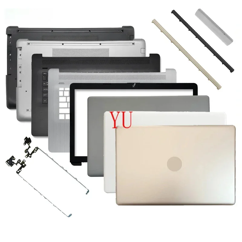 New For HP Pavilion 17-BY 17-CA 470 G7 17Q-CS TPN-I133 Laptop LCD Back Cover Front Bezel Palmrest Bottom Case Hinges DVD Top Lid