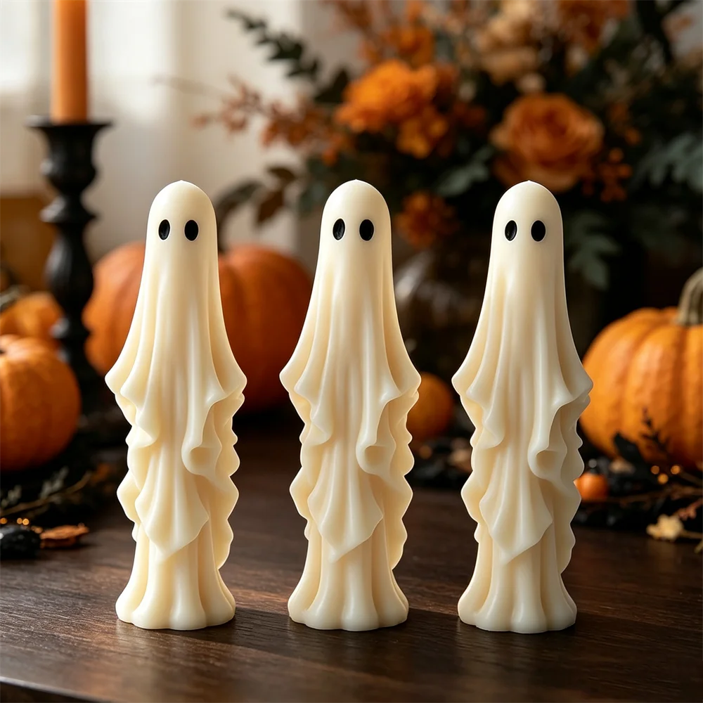 แม่พิมพ์ซิลิโคนรูปแท่งยาวลายผี - Candle Supplies Store บทวิจารณ์และราคา