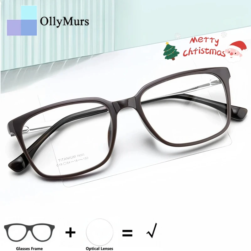 

OLLYMURS простые легкие мужские прогрессивные оптические очки по рецепту модные TR90 титановые антибликовые анти-УФ-очки