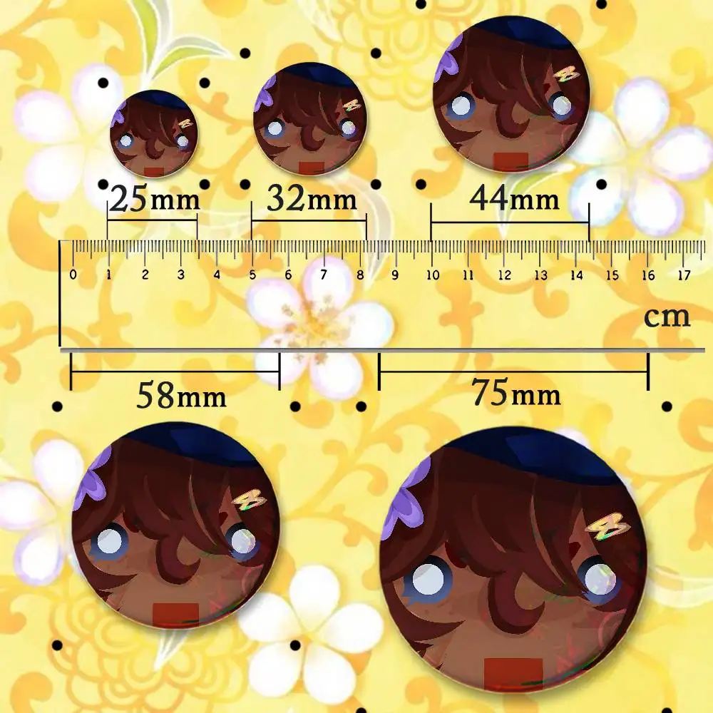 B-Block T-Tales Azuri Badges Round Itabag Decoration IP Peripheral Products 58mm 44mm 32mm 75mm 25mm Mini
