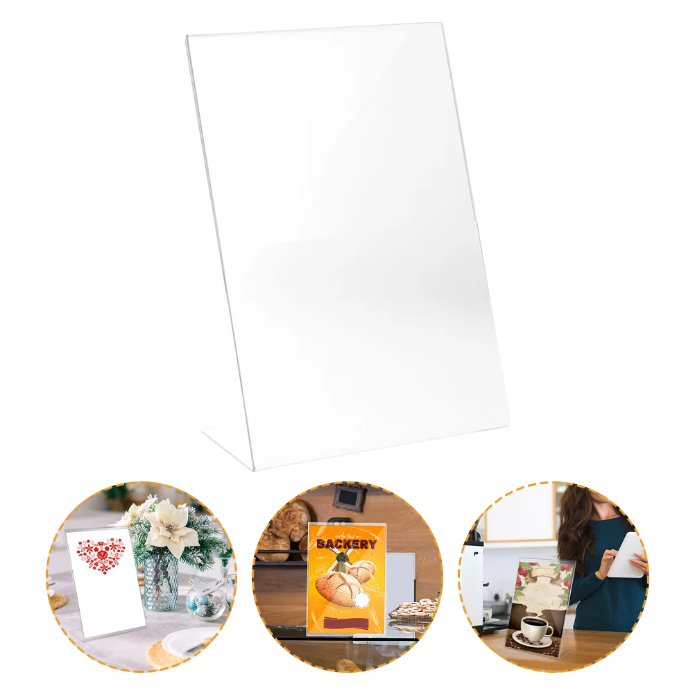 Preço Tag Exibindo suporte do sinal, Stand Stands, Desktop Promocional, Retail Label Holders, Store Rack, 2 pcs