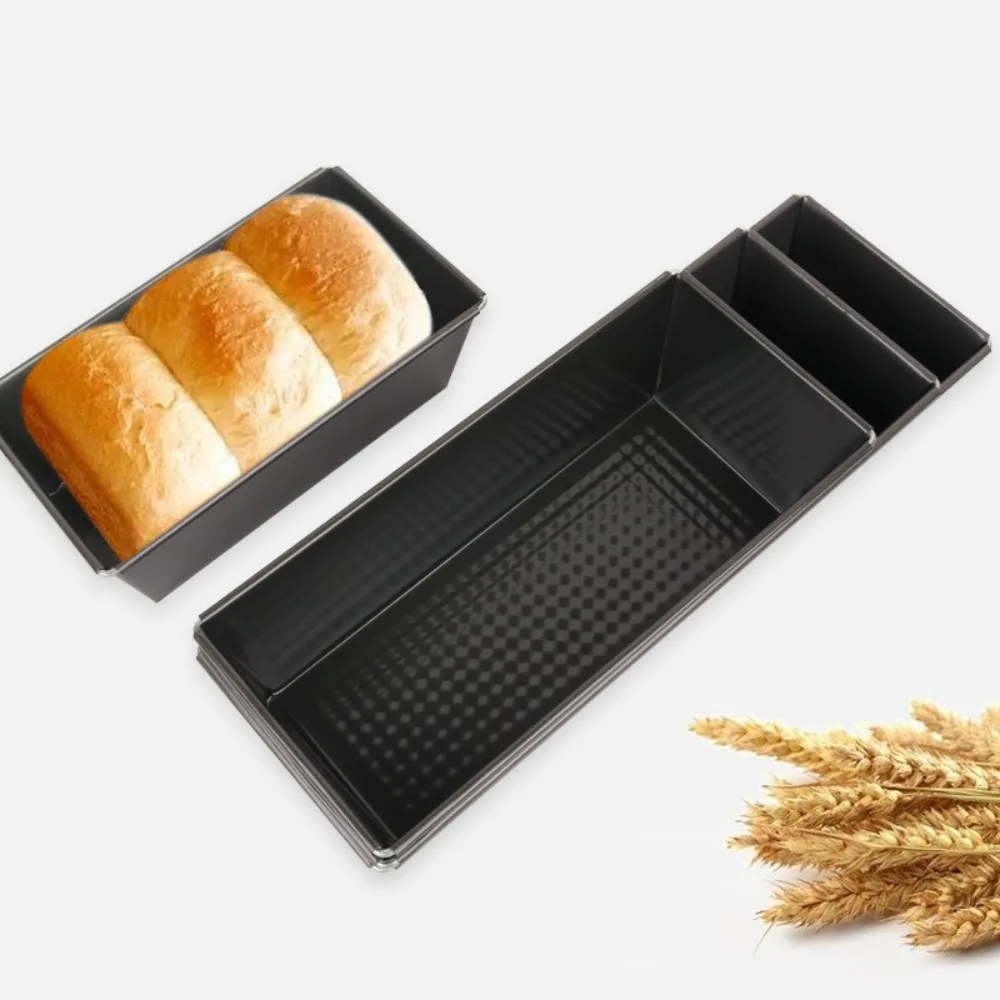 

Thickened Carbon Steel Rectangle Loaf Pan Multi-Purpose Baking Tools Toast Box NonStick Toast Mold Home Kitchen