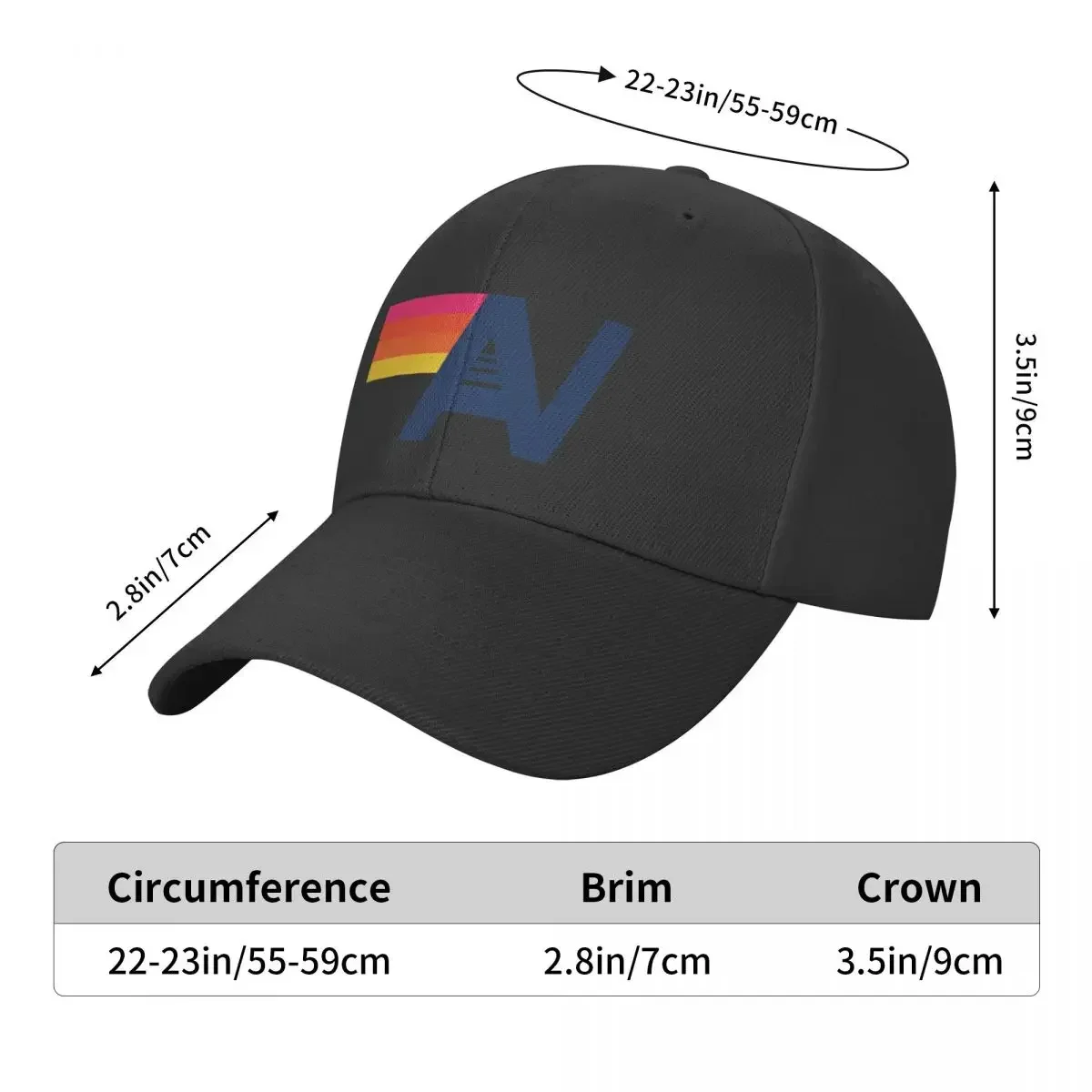 pink AV Baseball Cap Golf Hat Man New In The Hat black Girl'S Hats Men's image 6