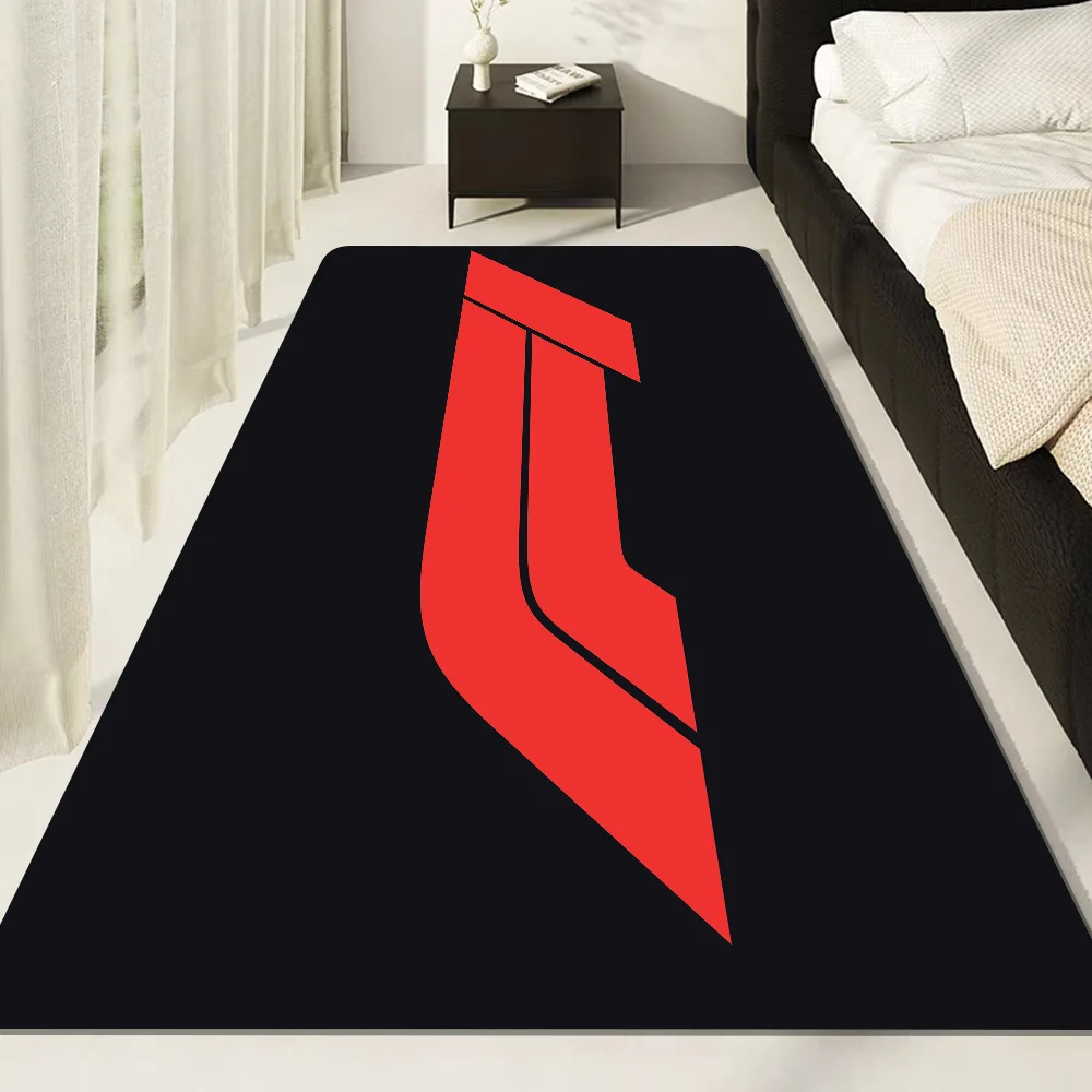 Tapis de couloir à motif de voiture de course F1, style INS, doux, chambre à coucher, sol, maison, buanderie, polymères, antidérapant, tapis de chevet