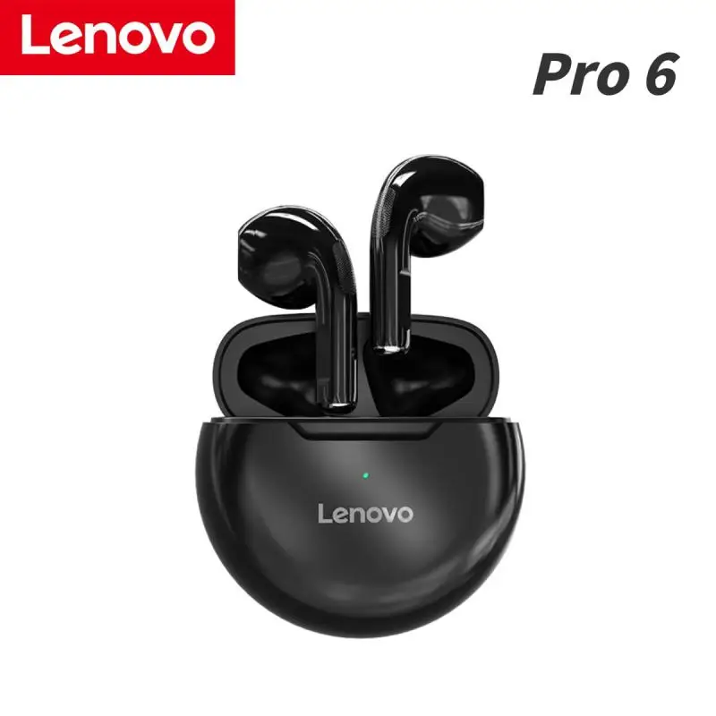 Оригинальные беспроводные наушники Lenovo Air Pro 6 TWS с микрофоном, наушники Bluetooth, Спортивная гарнитура для бега, для планшетов и телефонов