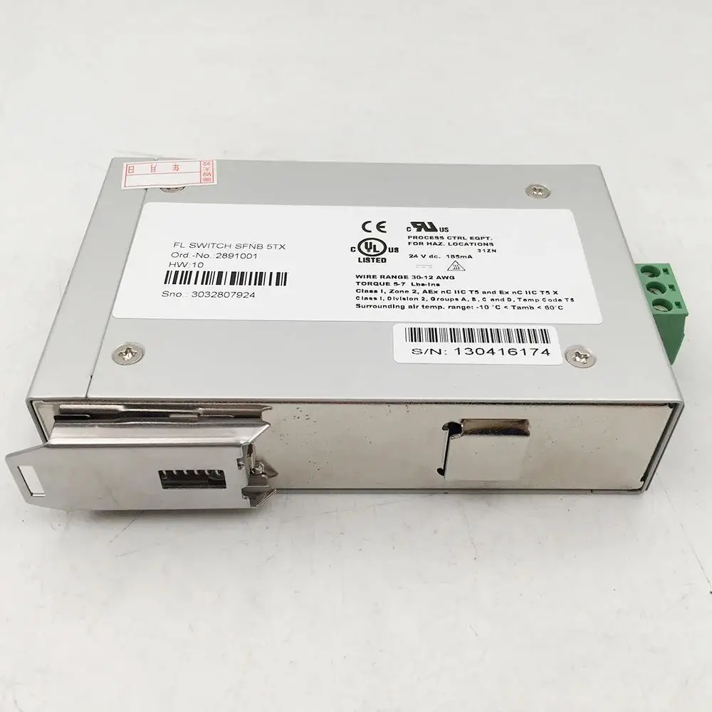 Para interruptor Ethernet Industrial Phoenix 2891001 FL SWITCH SFNB 5TX