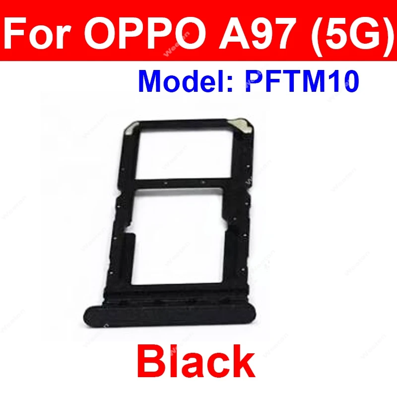 

Лоток для SIM-карты для OPPO A96 A97 4G 5G, держатель слота для SIM-карты, разъем для считывания SIM-карт, запасные части для ремонта