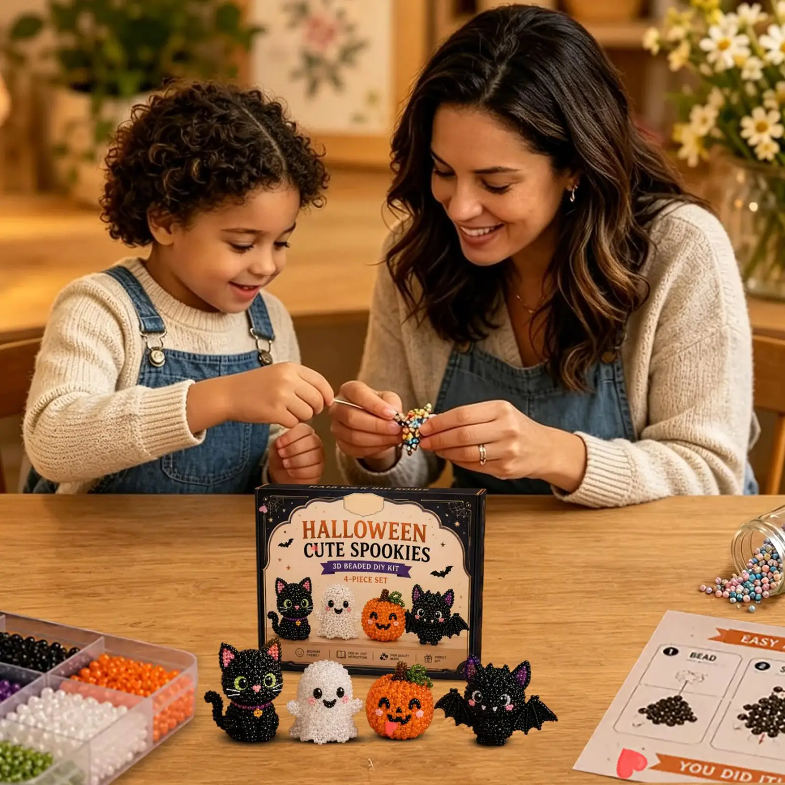Beaded Animal Kit With Instructions 3D Animal Creative Colorful Easy DIY Beginners Beadwork Kit For Beginners Craft Lovers