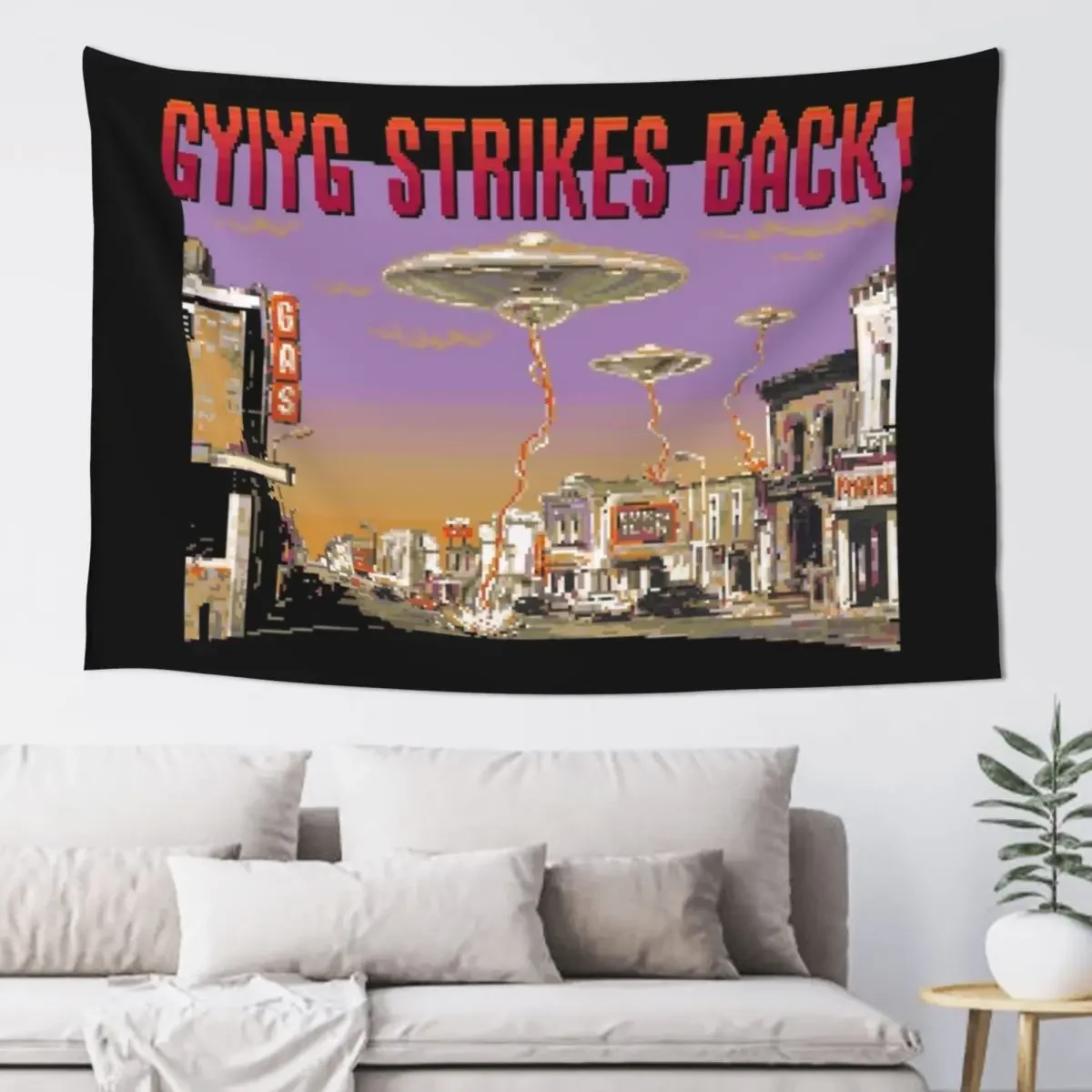 Gyiyg Strikes Back! Tapestry Cute Decor Anime Decor Room Decorations Tapestry