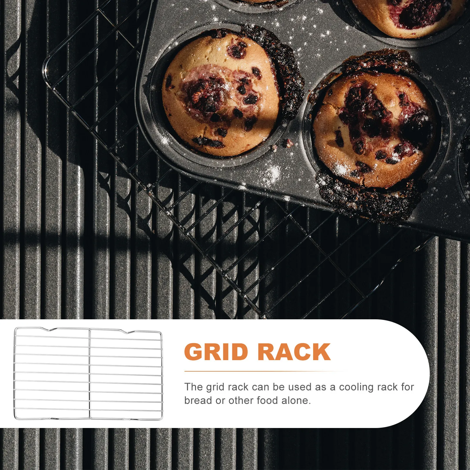 

1Set Cooling Rack and Baking Sheet Pan Stainless Steel Drain Oil Plate for Fried Food Multifunction Kitchen Baking Container