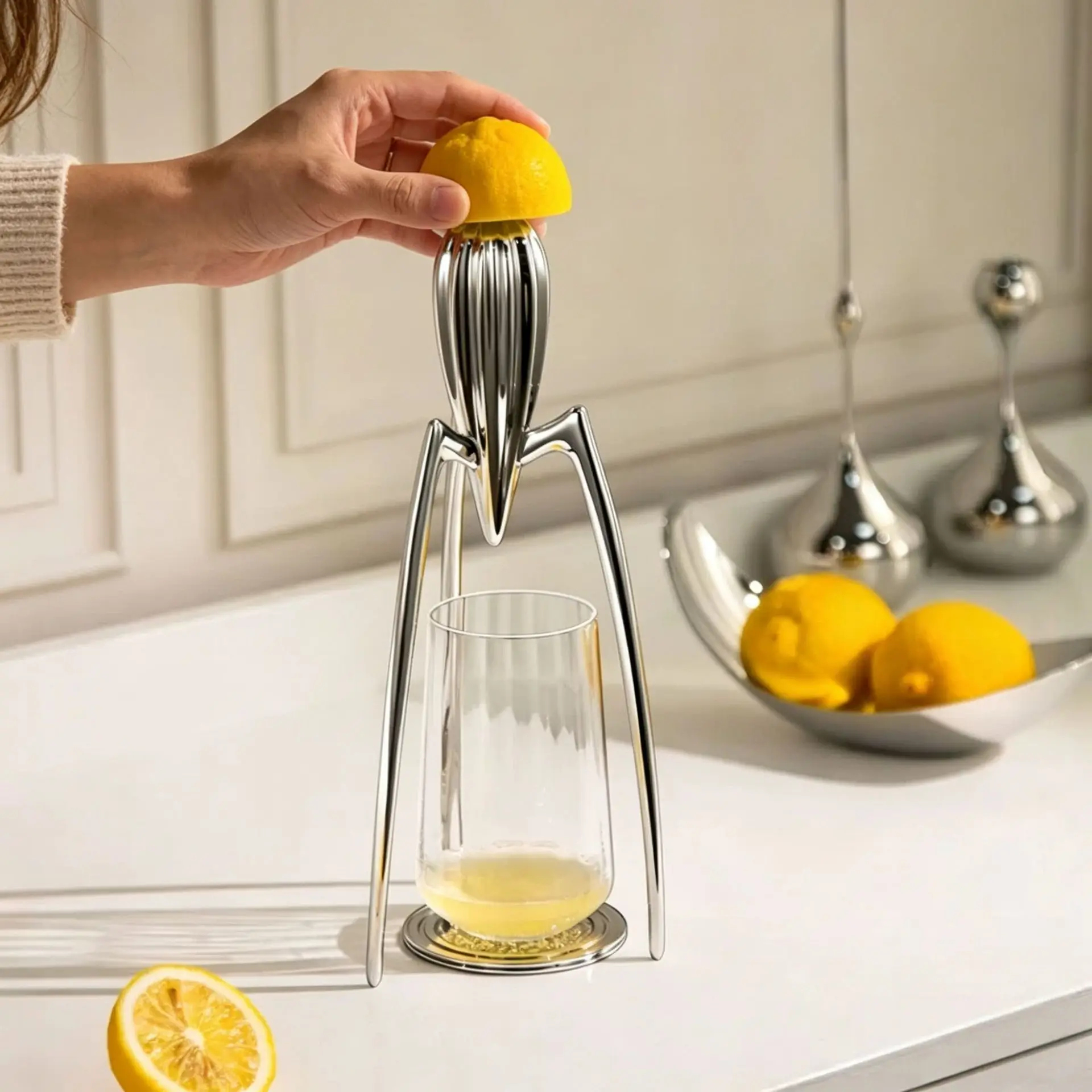 Alien Zinc Alloy Manual Lemon Squeezer Hand Citrus Press Juicer for Orange Lime Fruit Kitchen Gadgets
