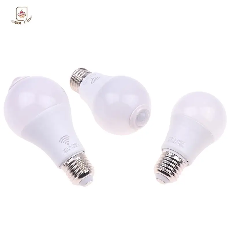 E27 PIR Motion Sensor Lamp 5W 9W 15W LED Bulb with Motion Sensor Motion Detector Night Light