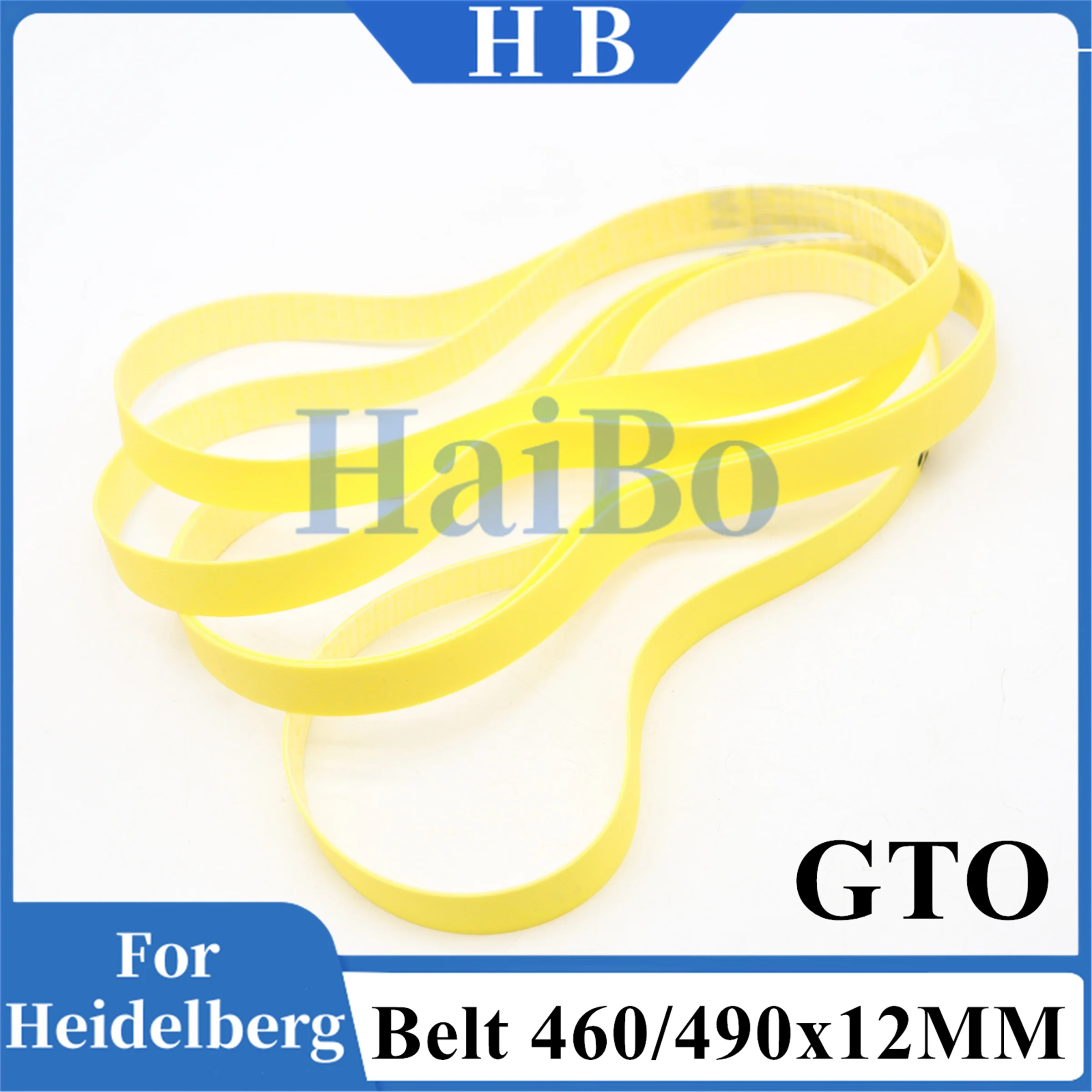 HaiBo Best Quality 460x12x1mm 490x12x1mm Belt Drive for GTO46 GTO52 50 Cycles Powder Spray Motor Belt 00.780.0475