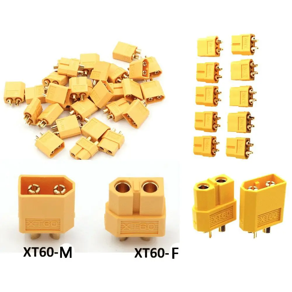 1/2Pcs Hot Sale XT-60 Male Female Connectors Plugs For RC Lipo Battery Quadcopter Durable Multicopter Model Aircraft Accessories