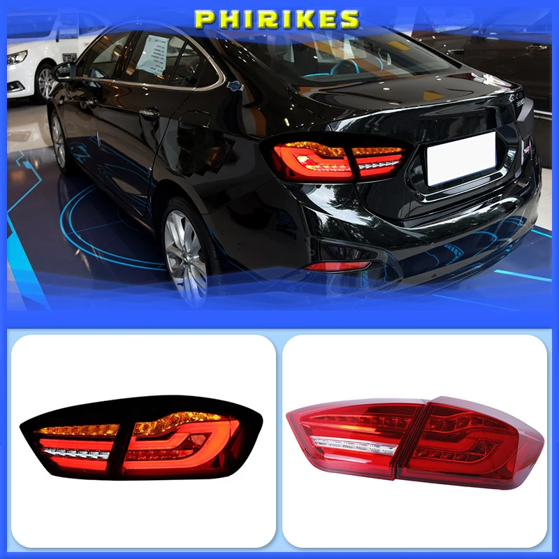 

Car LED Tail Light Taillight For Chevrolet Cruze 2017 2018 Rear Running Light + Brake Light + Reverse Lamp + Dynamic Turn Signal