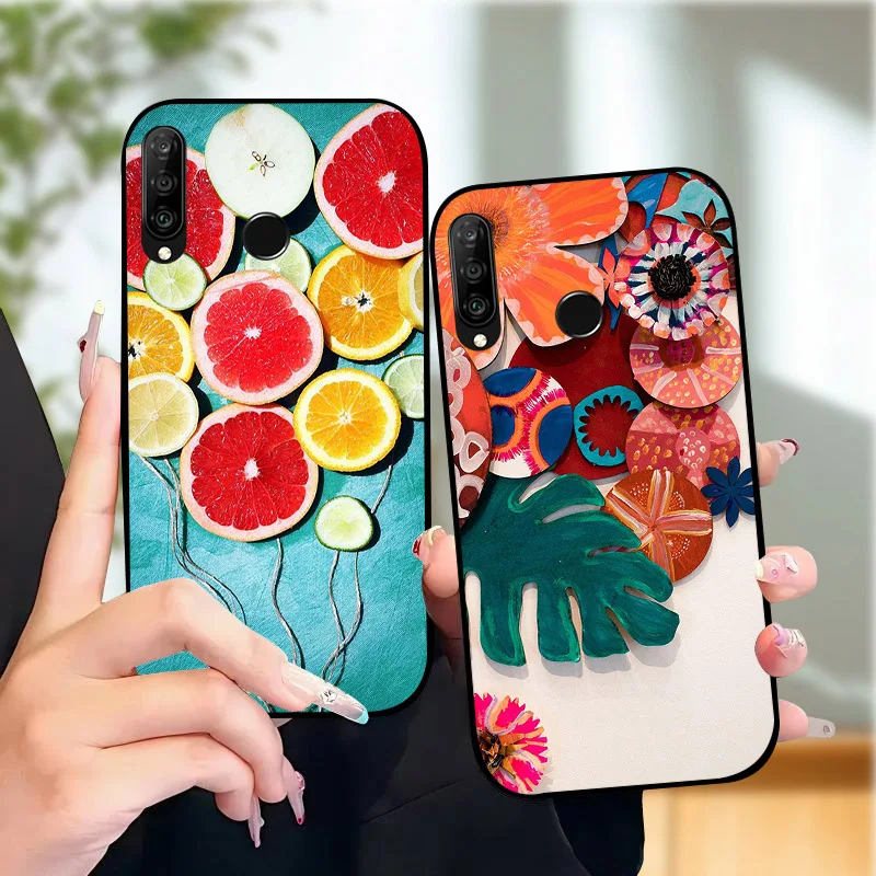 حافظة لهاتف هواوي P30 لايت حافظة لهاتف هواوي نوفا 4e Nova4e غطاء مقاوم للصدمات P30Lite P 30 Lite MAR-LX1A #5