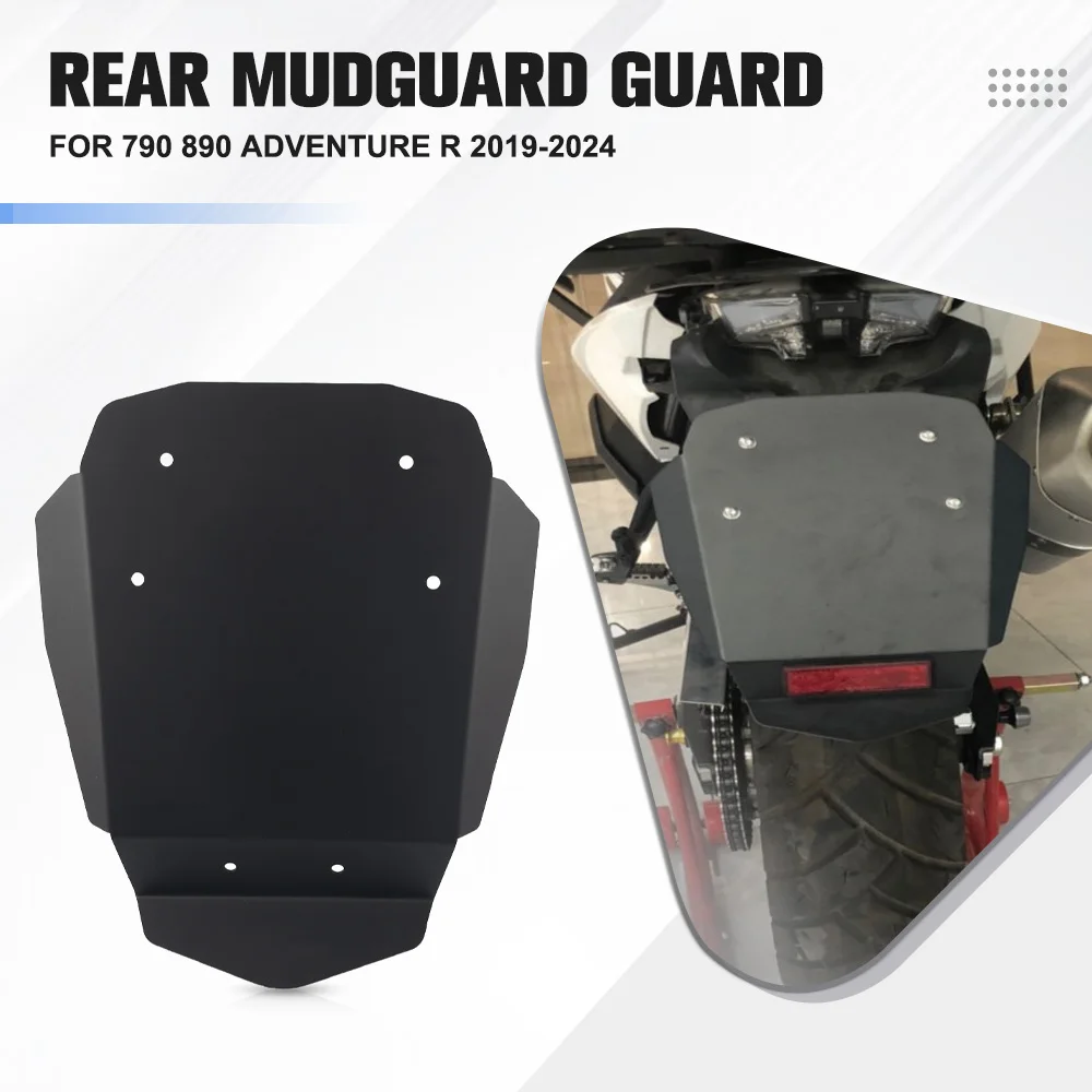 

Aluminum Motorcycle Fender License Plate Splash Guard Number Holder For KTM 790 890 ADVENTURE R Husqvarna Norden 901 2018-2025