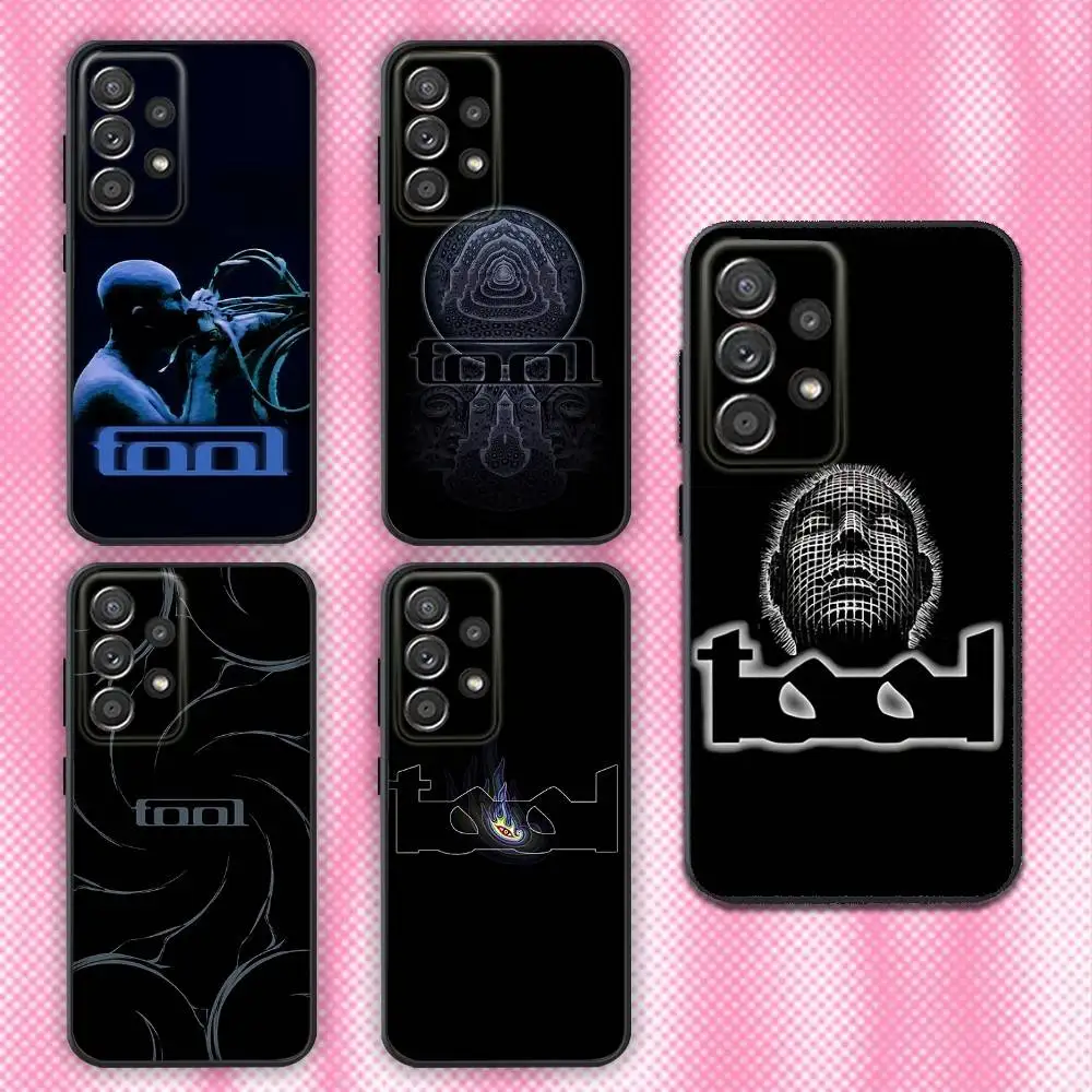

Band T-Tool Schism Phone Case For Samsung Galaxy A13,A21s,A22,A31,A32,A52,A53,A71,A80,Soft Black Shell