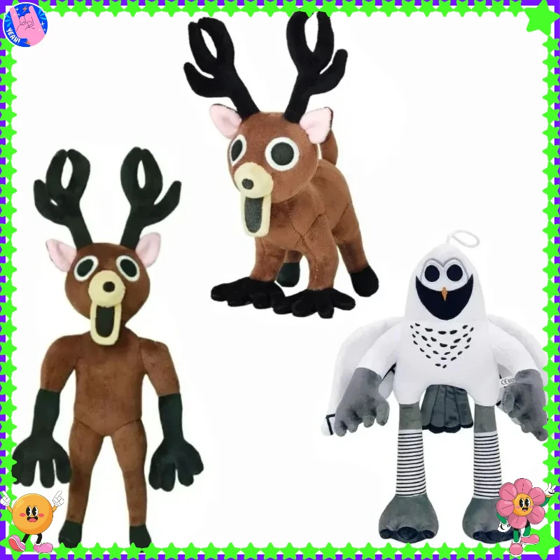 2025 nuevo juguete de peluche de ciervo 99 noches en el bosque Animal relleno suave regalo de Navidad para niños regalo de cumpleaños fanáticos del juego de películas
