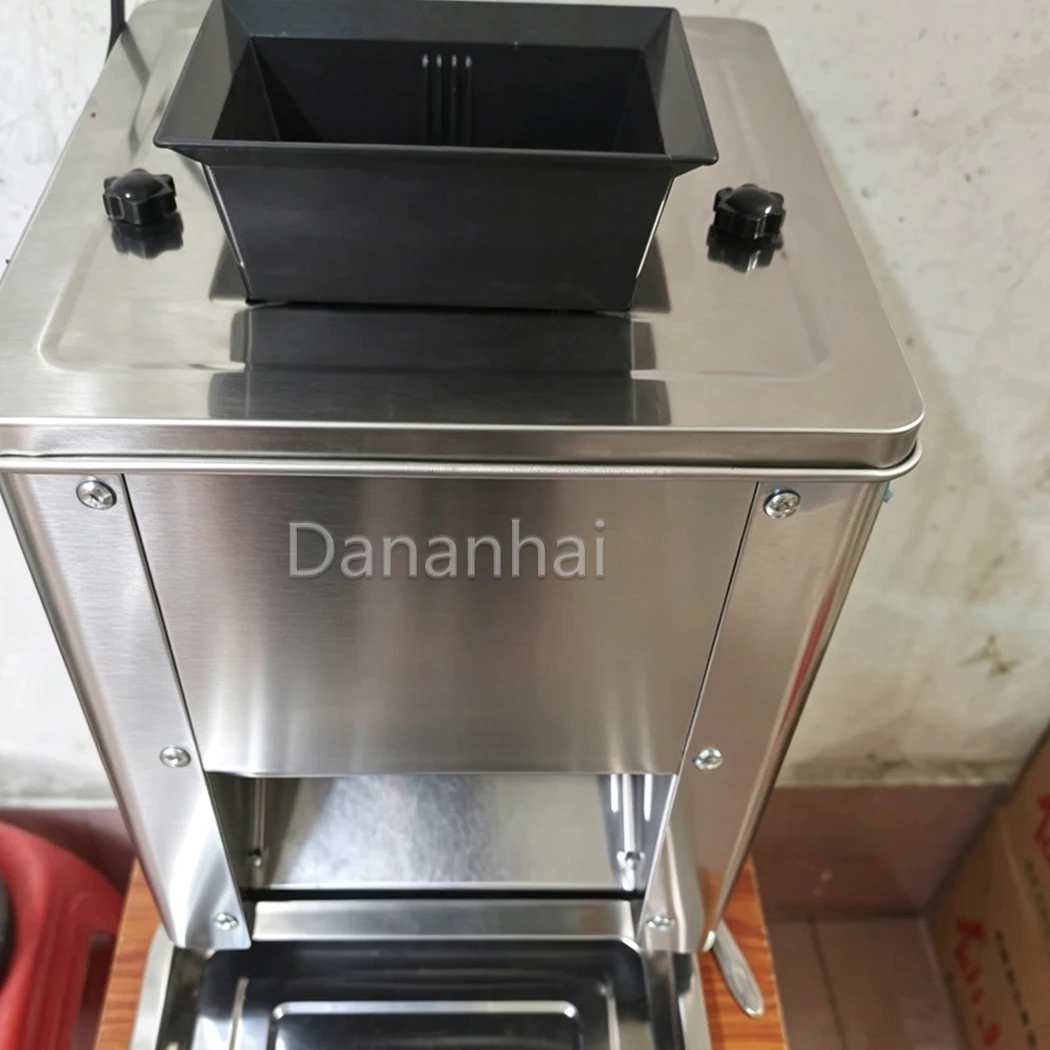 Commercial Deli Food Cutter Slicer Machine Electric Meat Processor for Restaurant Kitchen Meat Processing