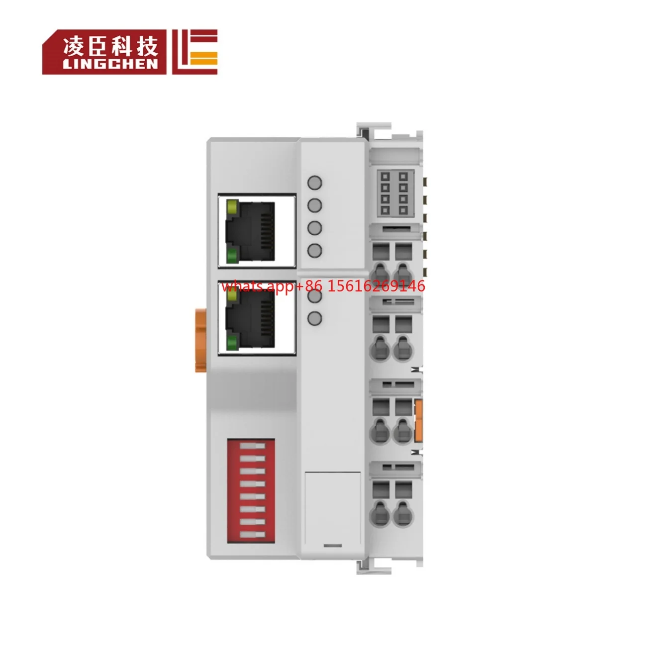 

China Bus Coupler LC1201 Modbus/TCP Protocol Distributed IP20 Remote I/O Module IO Coupler
