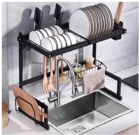 Racks Holders Multifunctional Storage Rack Knife Stand Dish Fruit and Vegetable Bowl Chopsticks Tube Cleaning Kitchenware