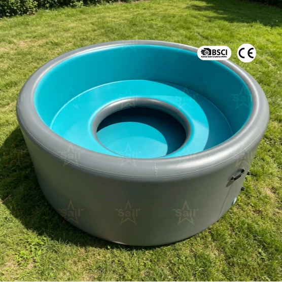 Built-in Inflatable Swimming Pool with Cushion Family Kids Summer Water Park Outdoor Blow up Pool Inflatable Pool with Seat - view 2
