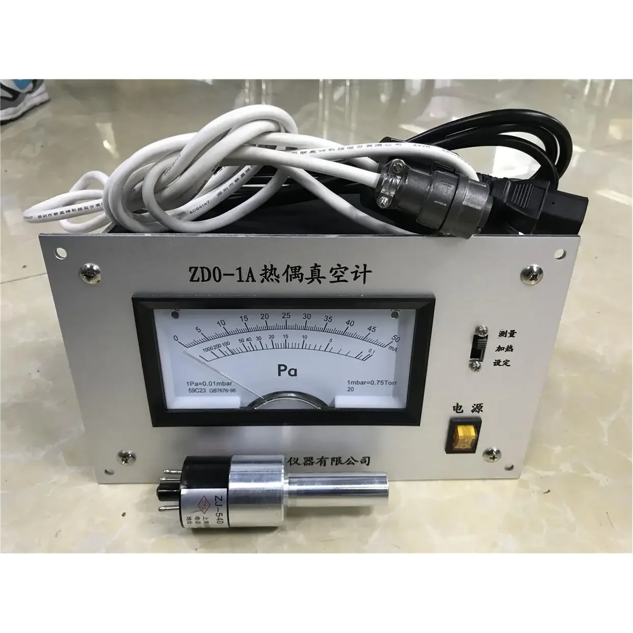 

Yunjie, vacuum gauge, pointer thermocouple vacuum gauge, vacuum measuring instrument