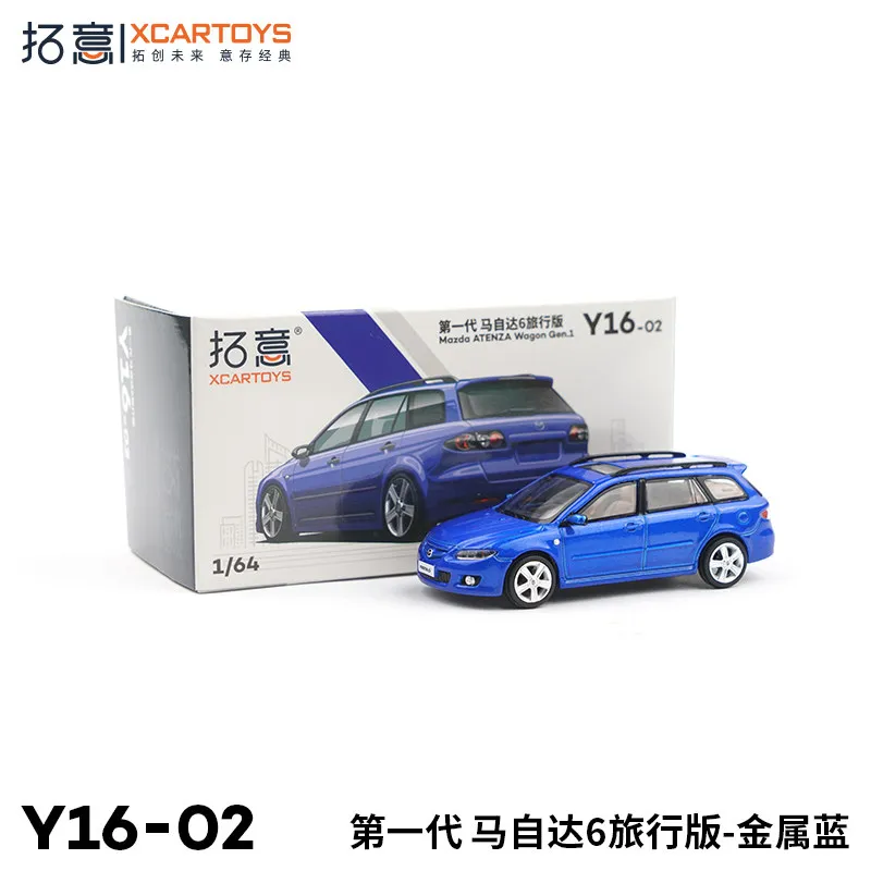 XCARTOYS 1:64 First Generation, Mazda 6 Travel Version Alloy Car Model Ornament Toy Man