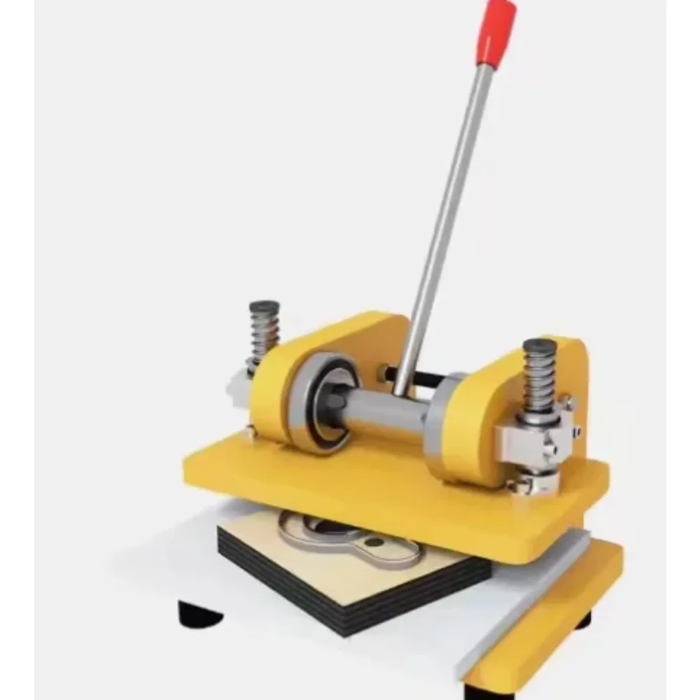 Leather Cutting Machine Single/Double Wheel Photo Paper PVC/EVA Sheet DIY Manual Die Cutter Embossing Shaping