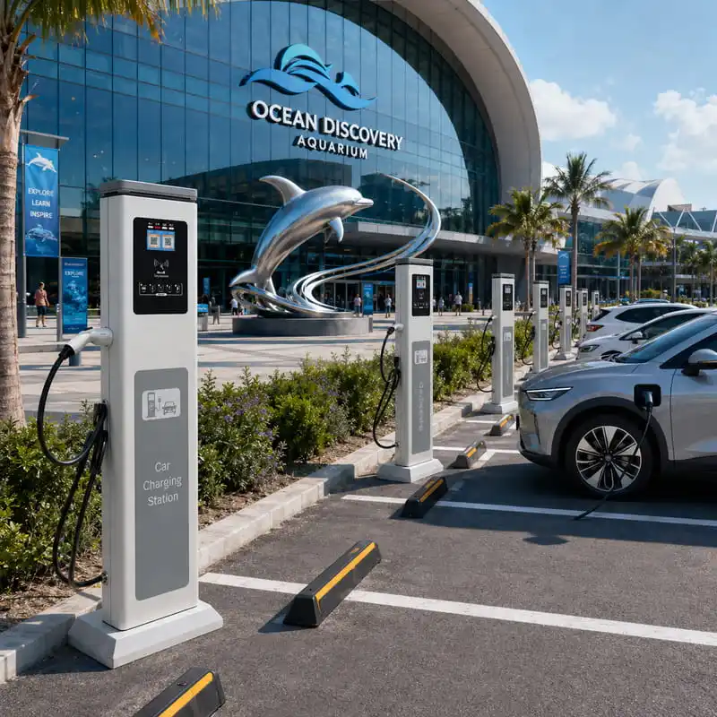 60KW New Energy Vehicle Charging Pile CCS1 Customized Software OCPP APP Control RFID Access Highway Service Area
