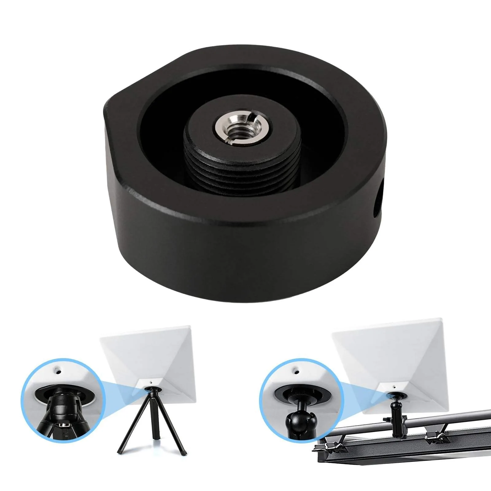 Starlink Mini Mount Aluminum Alloy Tripod Adapter 1/4-20 3/8-16 Thread Compatible Fixing Clamp Quick Install Accessory Model