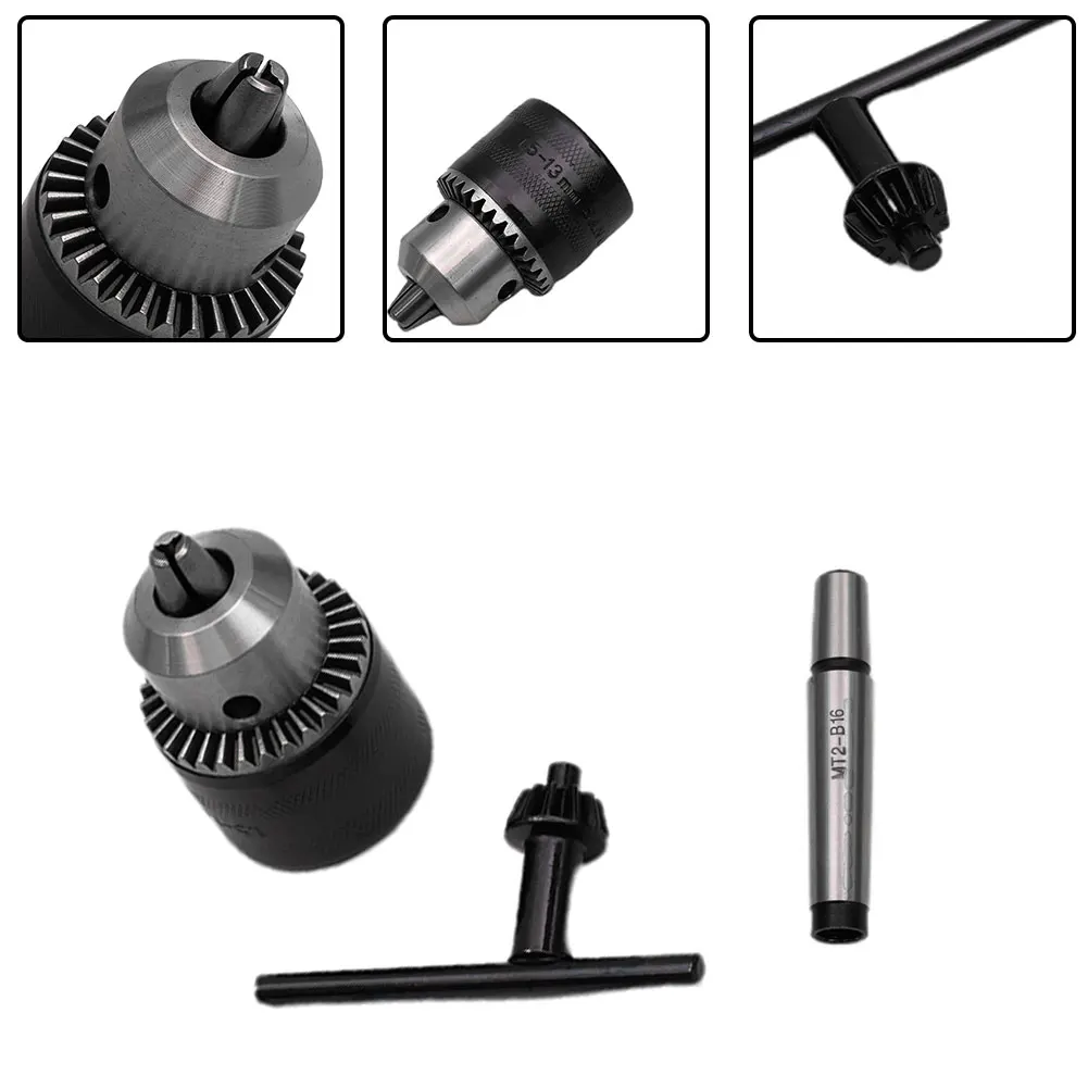 MT2 For Morse Taper Arbor Mini Metal Lathe Tail Stock Drill Chuck Tool for Stable Drilling on 7 x 10 Lathe Machines