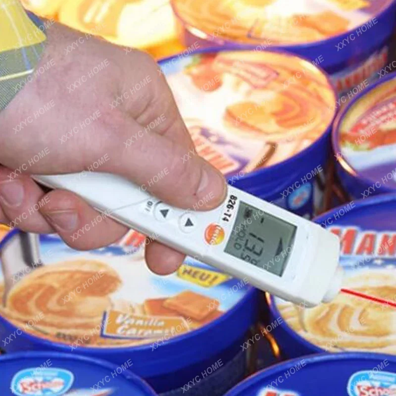 Testo 826-T4 Infrared Thermometer with Laser Marking and Penetration Probe for Food