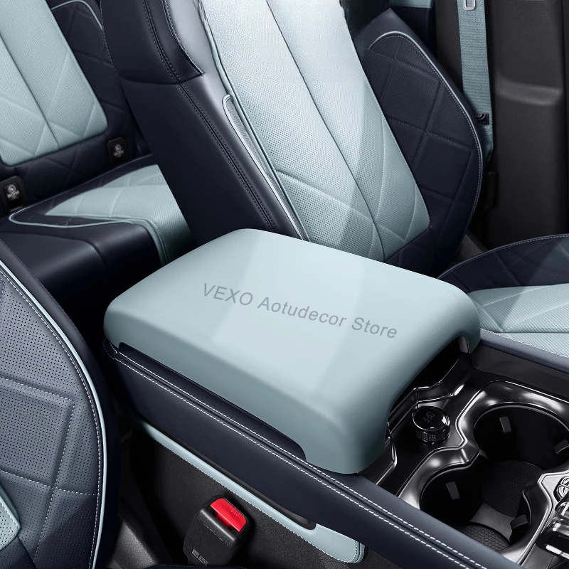 For BYD Formula Leopard 5 Armrest Box Height Increasing Protective Cover Panel Car Center Console Arm Rest Lid Cover Accessories