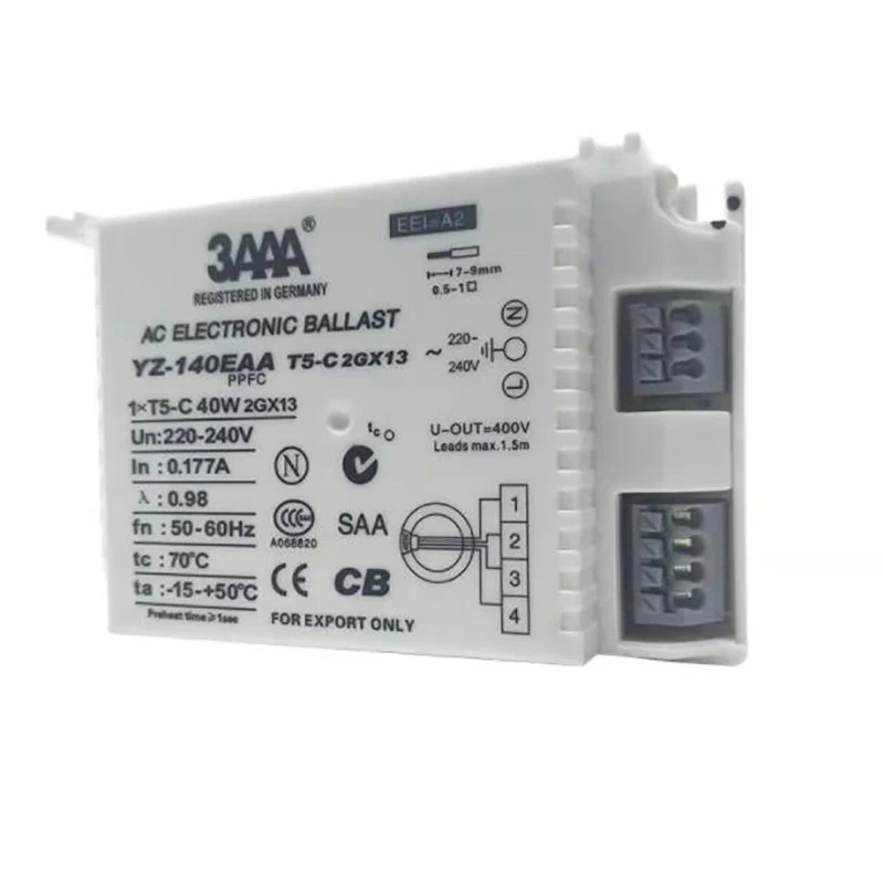YZ-140EAA  40W AC 220-240V  Fluorescent Lamp Electronic Ballast for T5 Ring Lamp Standard Reator