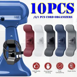 10/5/1 Pcs Cord Wrapper Storage Cable organizator do przewodów klipy Holder Coffee Machine Wrap zabezpieczenie kabla Winder urządzenia kuchenne