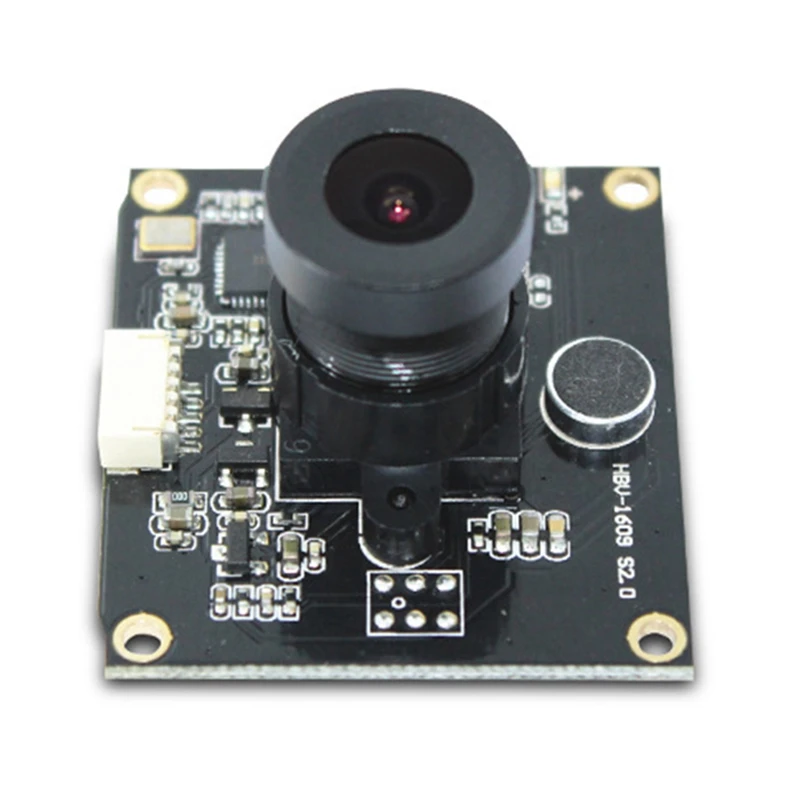Módulo de câmera sem driver OV2643 2MP 1600X1200 com microfone para Win Linux_Y08A