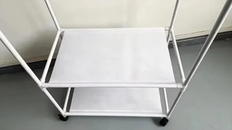 Mehrstöckiger Kleiderständer mit Haken, platzsparender Kleiderorganizer, vielseitiger Kleiderständer für Wohnzimmer, Kleideraufbewahrung – Detail 11