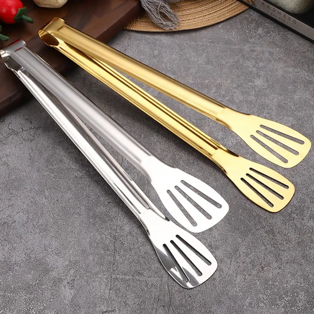 

Heat-resistant Food Clip Durable Stainless Steel Food Tongs Set for Bbq Buffet Heat-resistant Serving Tongs with for Frying