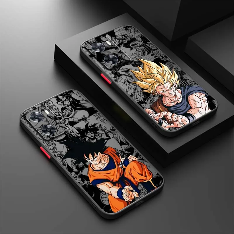 

Anime New D-Dragones B-Balls Phone Case For OPPO Find X3 X5 Lite Pro A98 A94 A93 A78 A79 A76 A58 A57 5G Frosted Translucent