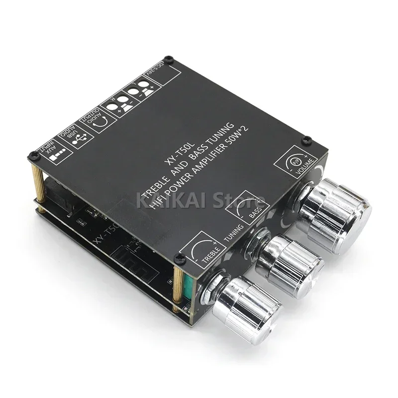 

TPA3116 50W+50W 5.0 Bluetooth Subwoofer Amplifier Board 2.0 Channel High Power Audio Stereo AUX USB Bass CAR AMP 12v 24v