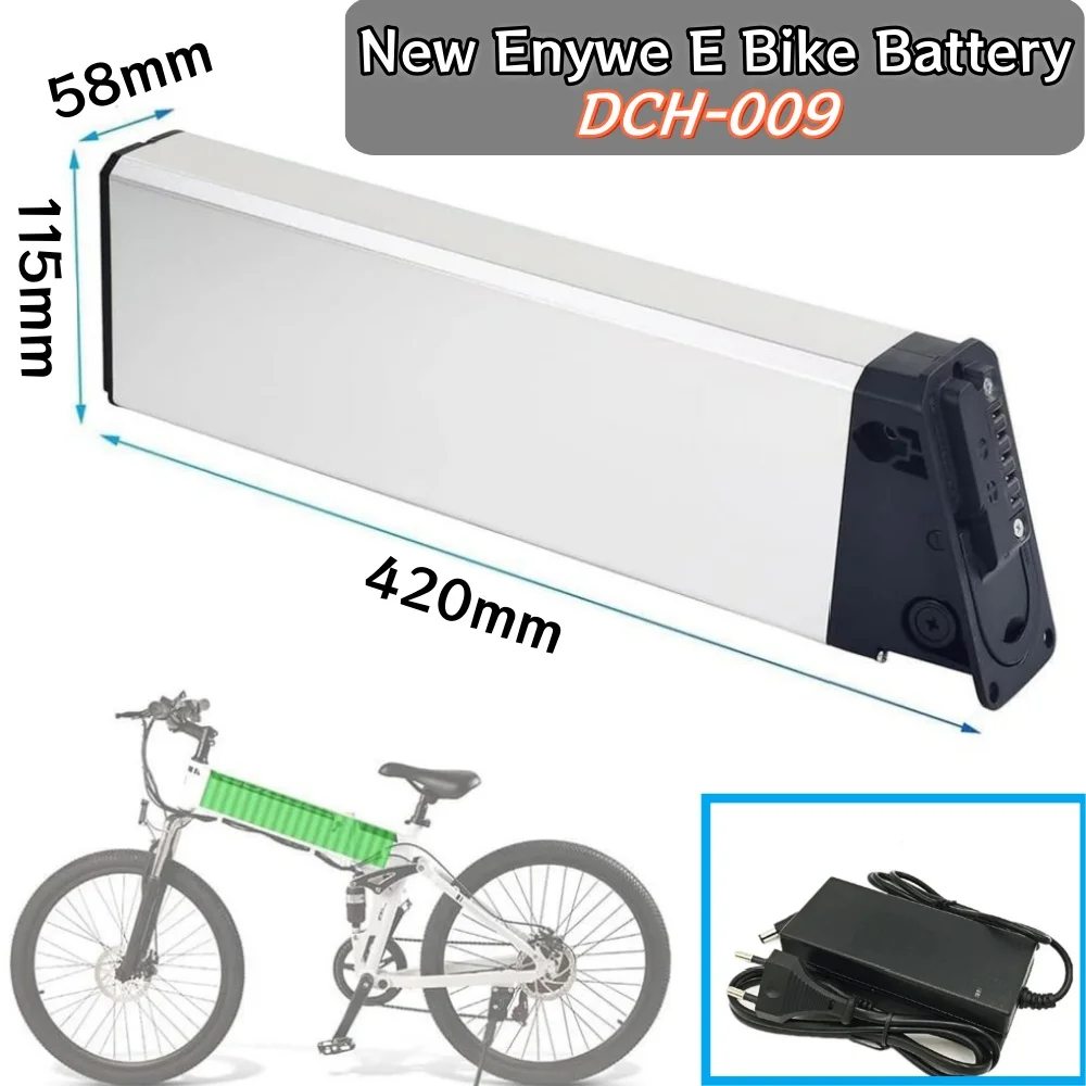 

48V/52V 17.5Ah 14Ah 12Ah 10Ah Replacement Battery for New Engwe EP-2 Pro Engine Pro Upgraded Version For MATE X Bikes DCH-009.