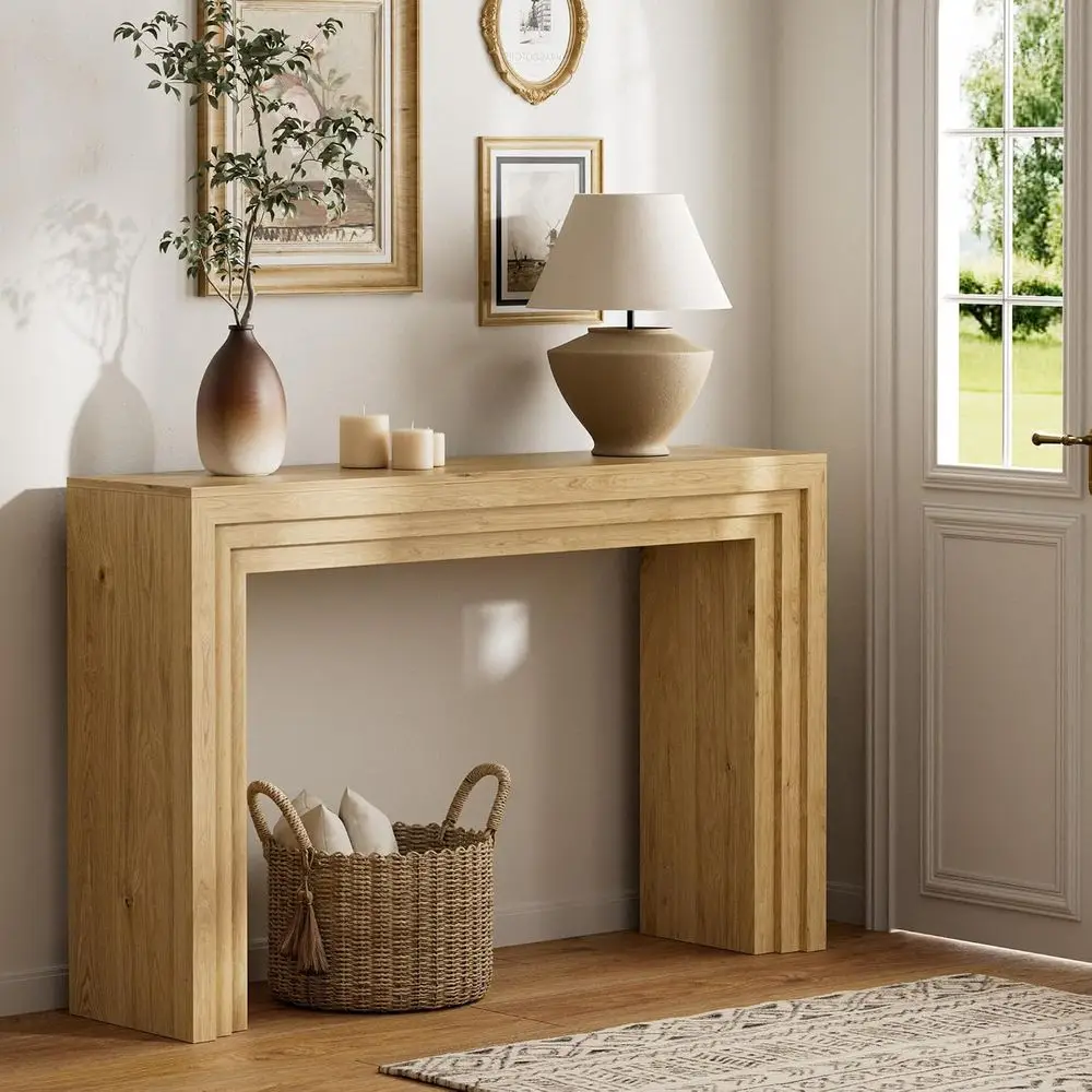 ole Table or Entryway, 43 Inch Step Design Soa Table | 11.8