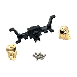 Metal upgrade CNC process Front axle housing Brass steering cup For FMS 1/24 Xiaoqi FCX24 RC car spare parts