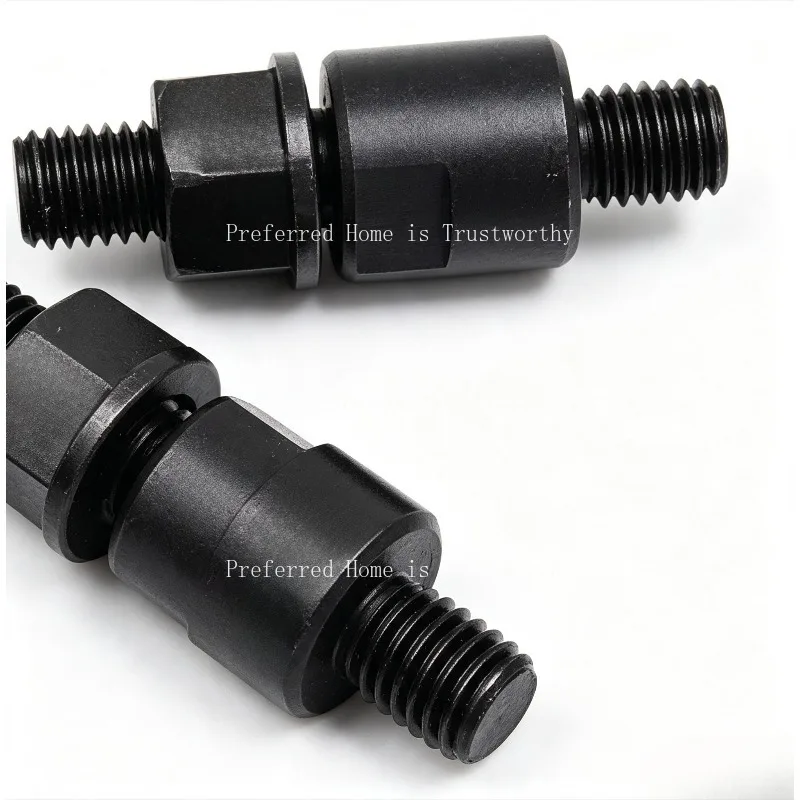 Suitable for C-Type Flange Three-Jaw Chuck, 4Pcs M12 C6 Lathe Double Head Nut Connection Transition Plate